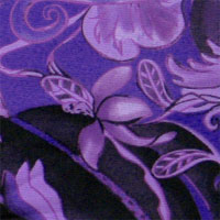 Mesh Print, 45" - (1003-5) Tattoo, Purples / Royal