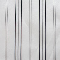 19mm Silk/Cotton, 45" - White with Black Stripes 080A - 001 19mm Silk/Cotton, 45" - White with Black Stripes 080A - 001