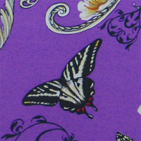 Printed Charmeuse, 16mm, 45" - Go Ask Alice, Ultra Violet 11JP - 1049-1 Printed Charmeuse, 16mm, 45" - Go Ask Alice, Ultra Violet 11JP - 1049-1
