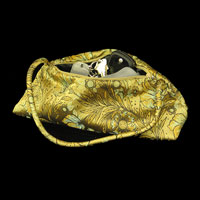 Brocade Handbag, 6.5x12" - Bronze 833 - 005 Brocade Handbag, 6.5x12" - Bronze 833 - 005