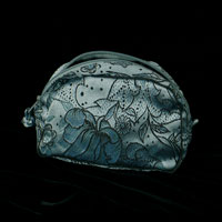 Brocade Jewelry Case, 3.5x5x2" - Niagra Blue 837 - 001 Brocade Jewelry Case, 3.5x5x2" - Niagra Blue 837 - 001