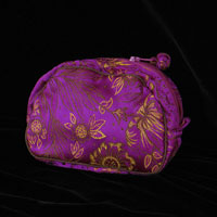 Brocade Jewelry Case, 3.5x5x2" - Cerise 837 - 002 Brocade Jewelry Case, 3.5x5x2" - Cerise 837 - 002