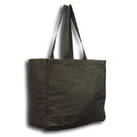Doupioni Tote Bag, 32 x 34 cm - Olive/Black 830 - 409